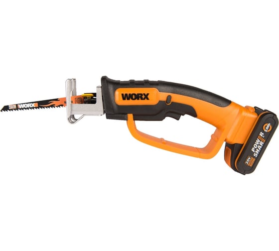 Аккумуляторная пила WORX 20В, 2Ач х1 и ЗУ WG894E.5