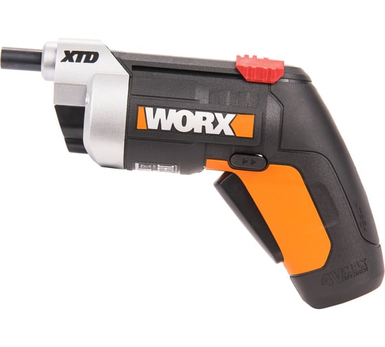 Аккумуляторная отвертка WORX + набор бит WX252