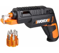 Аккумуляторная отвертка с набором бит WORX WX255 SD Slide Driver WX255