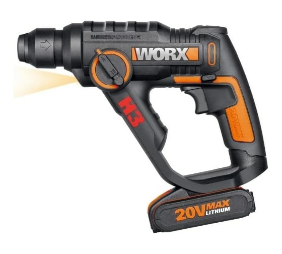 Аккумуляторный перфоратор WORX WX390.1