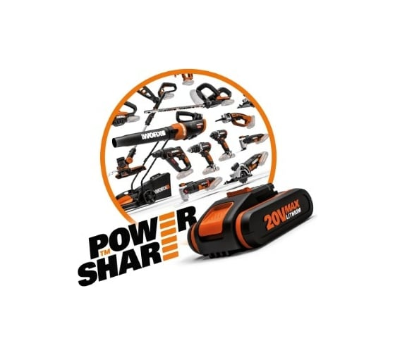 Аккумуляторный перфоратор WORX WX390.1
