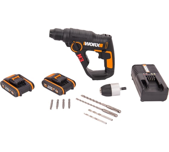 Аккумуляторный перфоратор WORX WX390.1