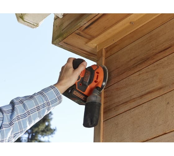 Аккумуляторная эксцентриковая шлифмашина Black&Decker BDCROS18N