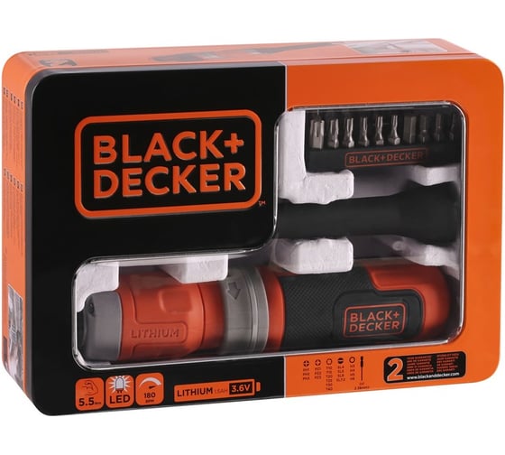 Аккумуляторная отвертка Black&Decker 48CM BCF603C