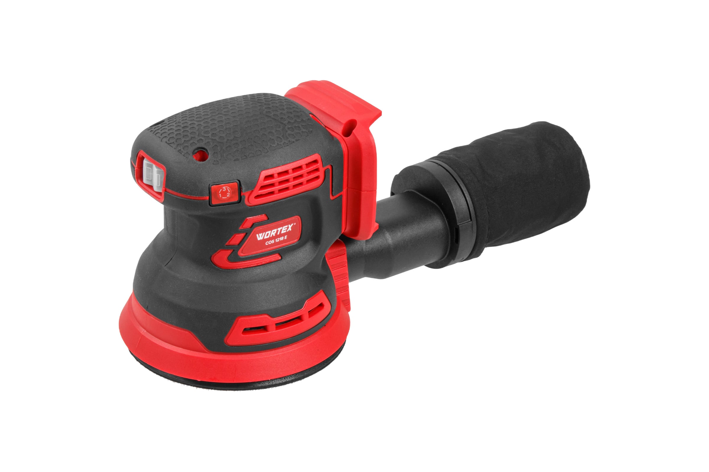 Аккумуляторная эксцентриковая шлифмашина WORTEX COS 1218 E в кор