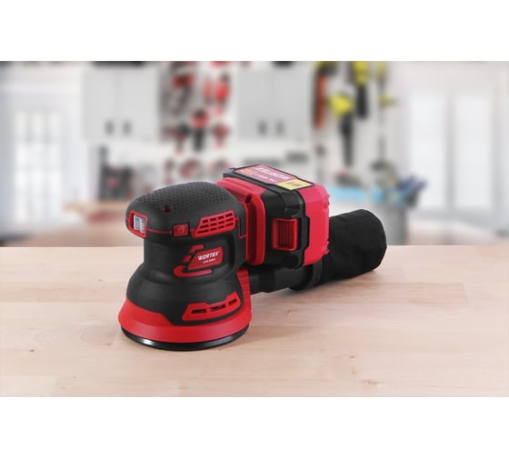 Аккумуляторная эксцентриковая шлифмашина WORTEX COS 1218 E в кор. ALL1 SOLO 1334402