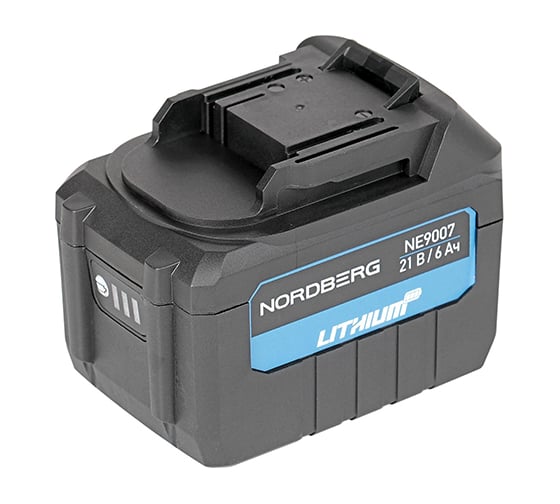 Аккумулятор Li-ion, 21 В, 6 Ач для NE808K, NE812K NORDBERG NE9007 1