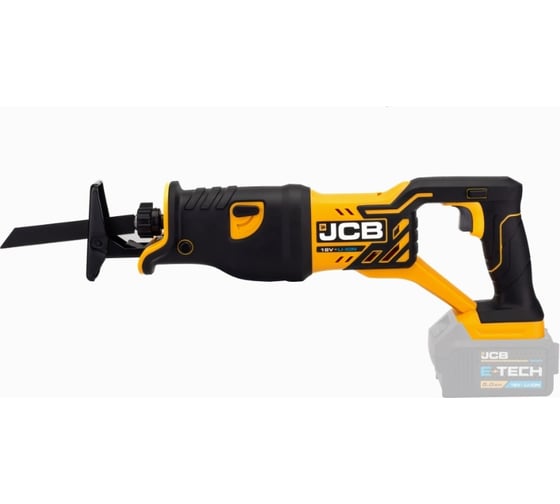 Аккумуляторная сабельная пила JCB 18 V, 0-3000 ход/мин, ход полотна 20 мм, без аккум. JCB-18RS-B-E(57251)