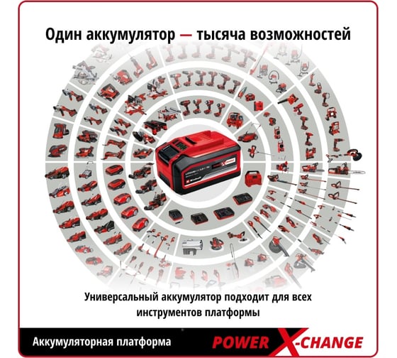 Аккумуляторная угловая шлифмашина Einhell PXC TC-AG 18/115 Li-Solo 4431130
