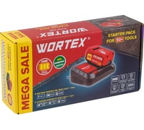 Набор WORTEX аккумулятор 4 А ч, зарядное устройство 1x2 А ALL1, в коробке 1329412