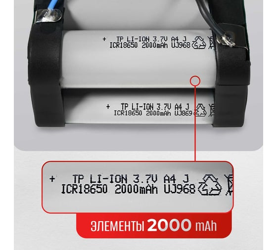 Аккумуляторная батарея Electrolite для шуруповерта, болгарки ушм, дрели, акб для электроинструмента, pride bl 2140 EL 21в, 4 ам/ч, литий-ионная 5567