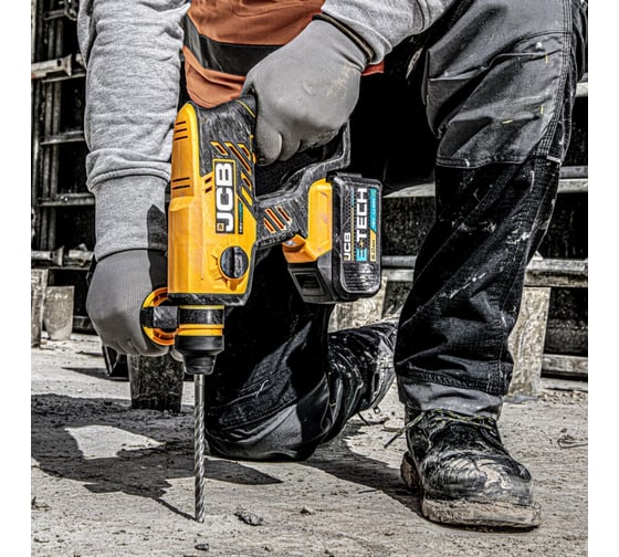 Аккумуляторный перфоратор JCB 18BLRH-B-E(57258) 18V, 0-4500 об/мин, 1.7J, без аккумулятора JCB-18BLRH-B-E(57258)
