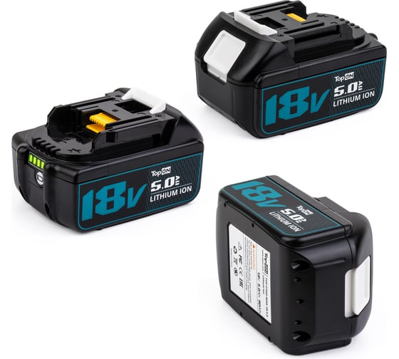 Аккумулятор TopOn bl1850b 18v 5.0ah (li-ion) pn: 197280-8 TOP-PTGD-MAK-18-5.0
