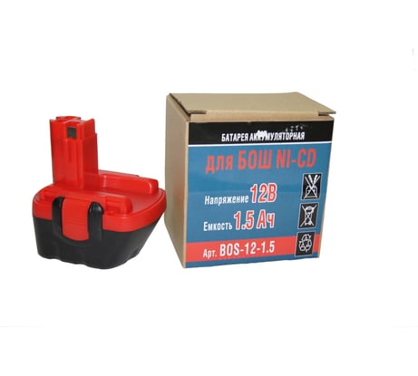 Аккумулятор Ni-CD (12V, 1.5 AH) для Bosch GSR12-2V BD P.I.T. Bos-12-1,5
