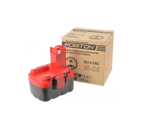 Аккумулятор BS1415NC (14.4 В, 1.5 Ач) для электроинструментов Bosch Robiton 15888