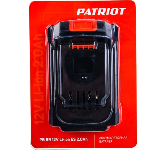 Аккумулятор PB BR 12V Li-ion ES 2.0Ah PATRIOT 180201120