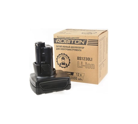 Аккумулятор BS1230LI (12 В, 3 Ач) для электроинструментов Bosch Robiton 16525