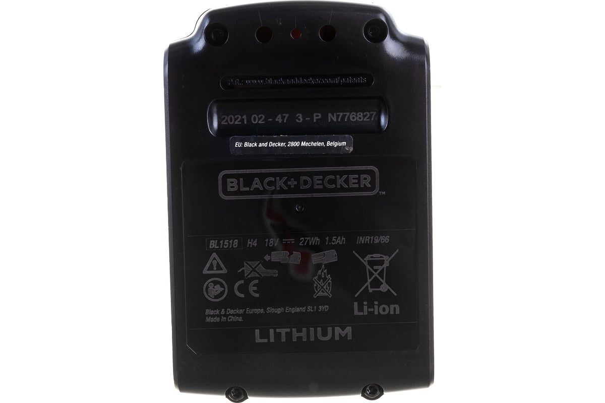 Li Ion 18 1.5 Black Decker BL1518 XJ