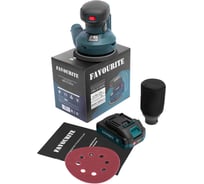 Орбитальная аккумуляторная шлифмашина FAVOURITE OBS 21 OS125 21В, 2/4Ач 150012521