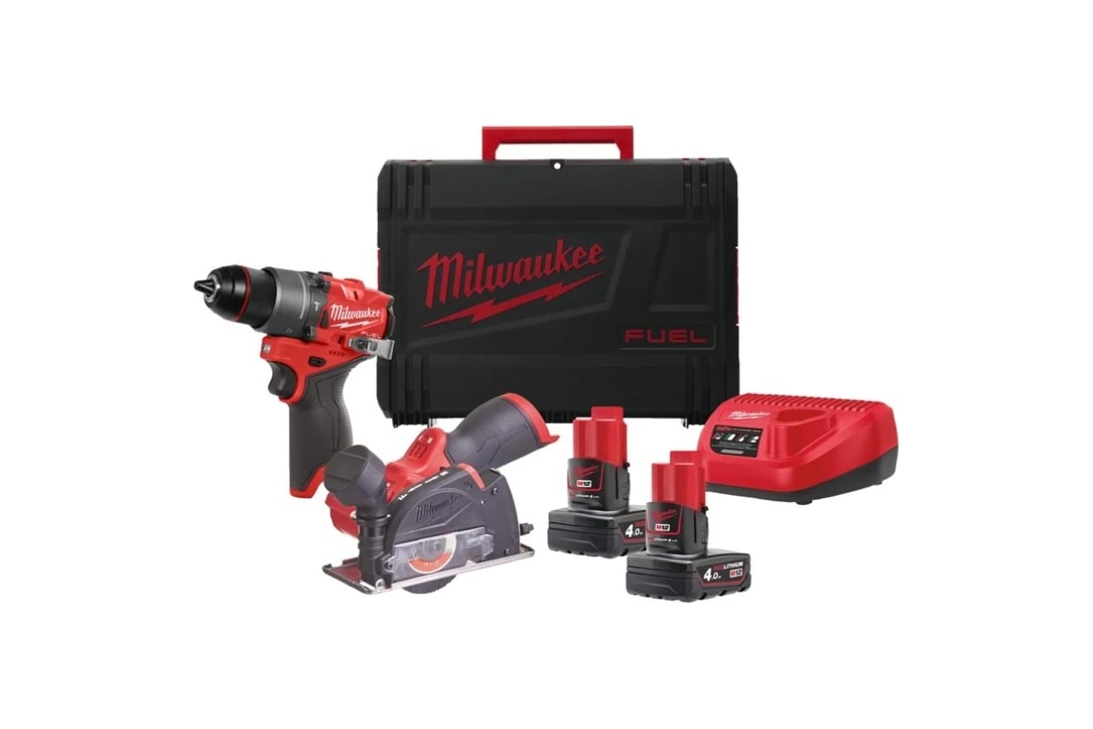 Набор инструментов Milwaukee M12 FPP2G2-402X 4933480592 - выгодная цена,  отзывы, характеристики, фото - купить в Москве и РФ