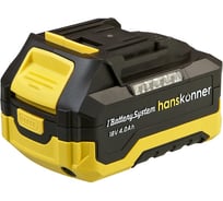 Аккумулятор Hanskonner 18 В, 1BatterySystem, 4.0 Ач HBP2004