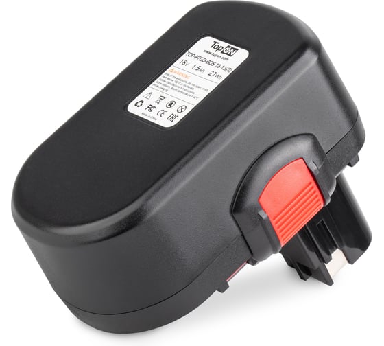 Аккумулятор Ni-Cd для электроинструмента Bosch (18V, 1.5Ah) TopON TOP-PTGD-BOS-18-1.52 1