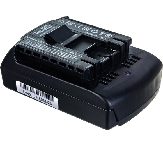 Аккумулятор Li-Ion для электроинструмента Bosch (18V, 1.3Ah) TopON TOP-PTGD-BOS-18-1.3-Li 1