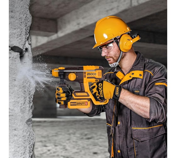 Аккумуляторный перфоратор INGCO 20 В INDUSTRIAL CRHLI20208