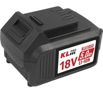 Профессиональная аккумуляторная батарея KLPRO KLA1850 18.0 v / 5.0 ah li-ion 14010