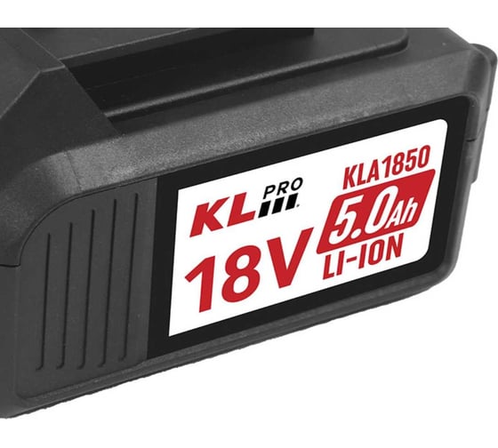 Профессиональная аккумуляторная батарея KLPRO KLA1850 18.0 v / 5.0 ah li-ion 14010