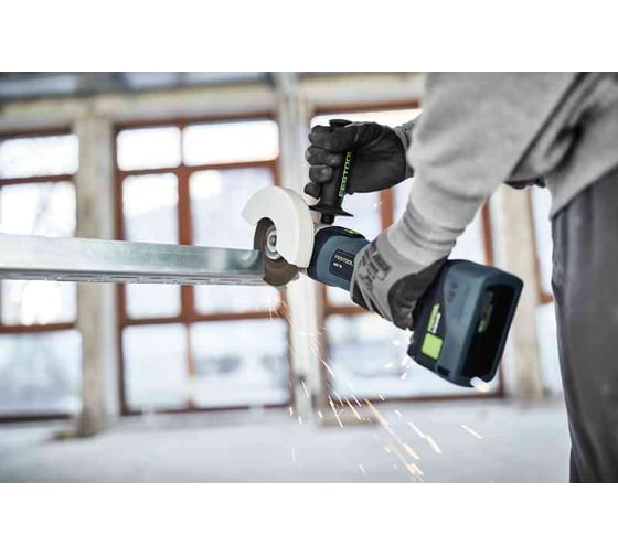 Аккумуляторная углошлифовальная машина FESTOOL комплект базовый AGC 18-125 Li 575343