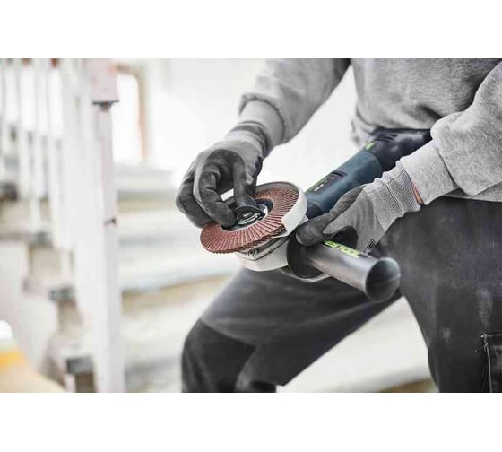 Аккумуляторная углошлифовальная машина FESTOOL AGC 18-125 Li5.2 EB-Plus 575344