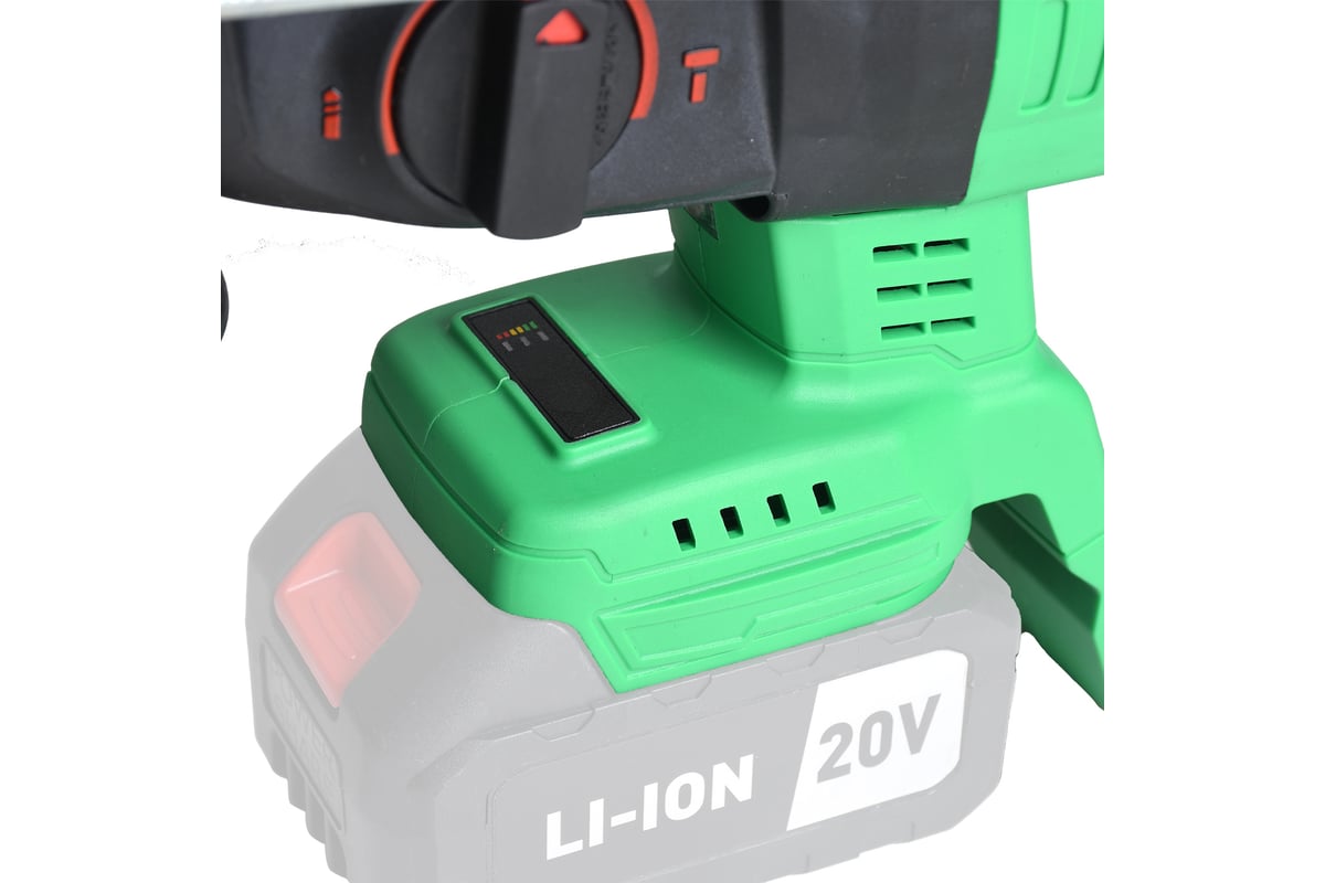Перфоратор аккумуляторный бесщеточный Zitrek Destroyer Pro (20В, Li-ion ...