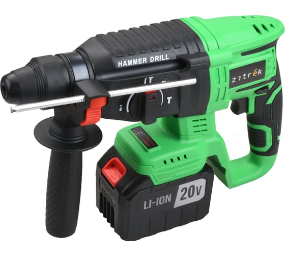 Перфоратор аккумуляторный бесщеточный Zitrek Destroyer Pro (20В, Li-ion 2x6.0Ач, з/у, кейс) 063-4373