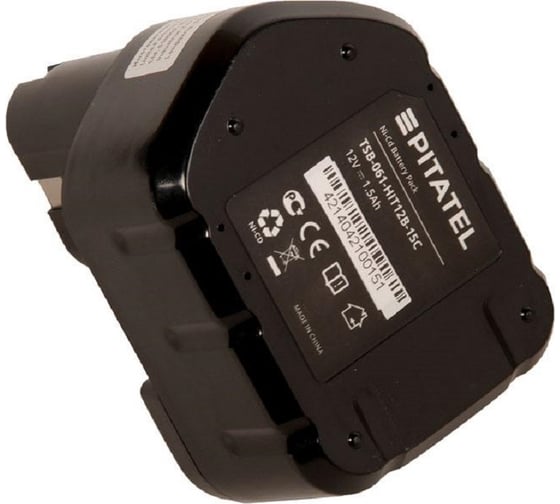 Аккумуляторная батарея ZeepDeep tsb-061-hit12b-15c (p/n: eb 1212s, eb 1214l, eb 1214s, eb 1220bl, eb 1220hl), ni-cd 12v 1,5ah 860704