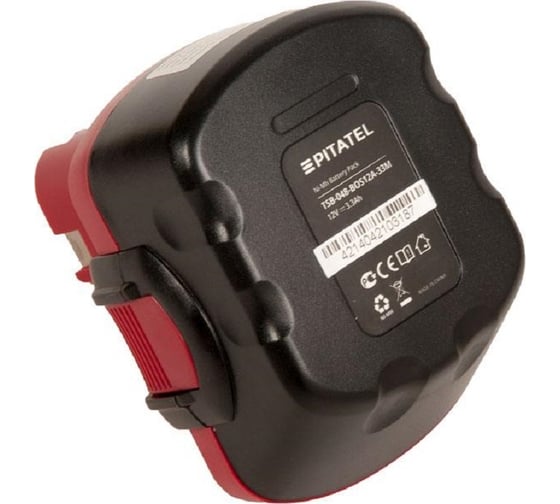 Аккумуляторная батарея ZeepDeep tsb-048-bos12a-33m (p/n: 2607335262, 2607335274, 2607335374, 2607335709), ni-mh 12v 3,3ah 860695
