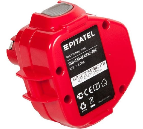 Аккумуляторная батарея ZeepDeep tsb-039-mak12-20c (p/n: 1220, 1233, 192681-5, 193157-5, 192698-8, 192698-a), ni-cd 12v 2ah 860687