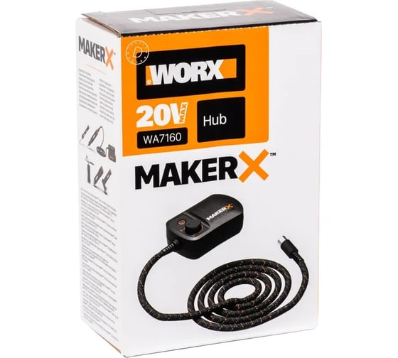 Адаптер WORX 20В для MAKER X без USB WA7160