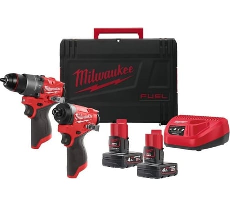 Набор инструментов Milwaukee M12 FPP2A2-402X 4933480587