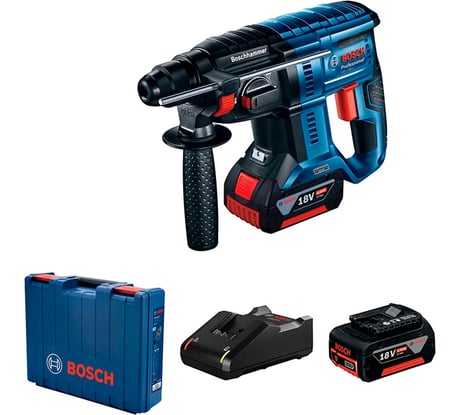 Аккумуляторный бесщеточный перфоратор Bosch GBH 180-LI с 2 АКБ и ЗУ 0611911121