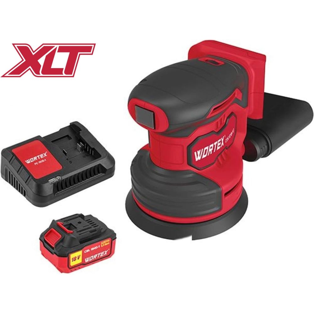 Аккумуляторная эксцентриковая шлифмашина WORTEX COS 1218-1 E ALL1
