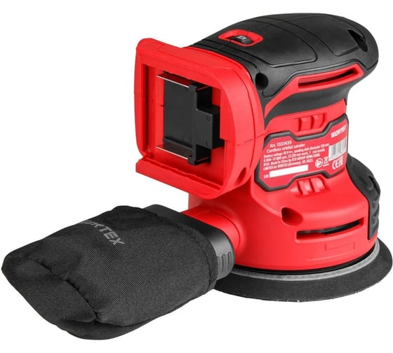 Аккумуляторная эксцентриковая шлифмашина WORTEX COS 1218-1 E ALL1 1333436