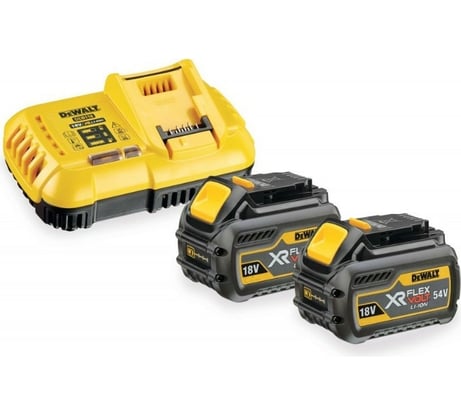 Набор 54 В зарядное устройство DCB118 + 2 батареи DCB547 9 Ач  XR FLEXVOLT DEWALT DCB118X2-QW