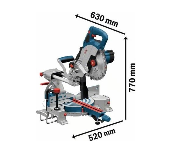 Аккумуляторная торцовочная пила Bosch GCM 18V-216 0601B41000