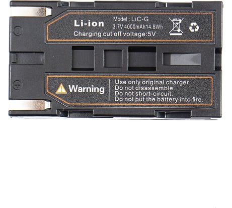 Литиевая батарея для уровня лазерного INSTRUMAX GREENLINER 3-360 SET и 3-360/B SET (LiC-G 3.7V 4000 mAh 14.8Wh) IM0160   