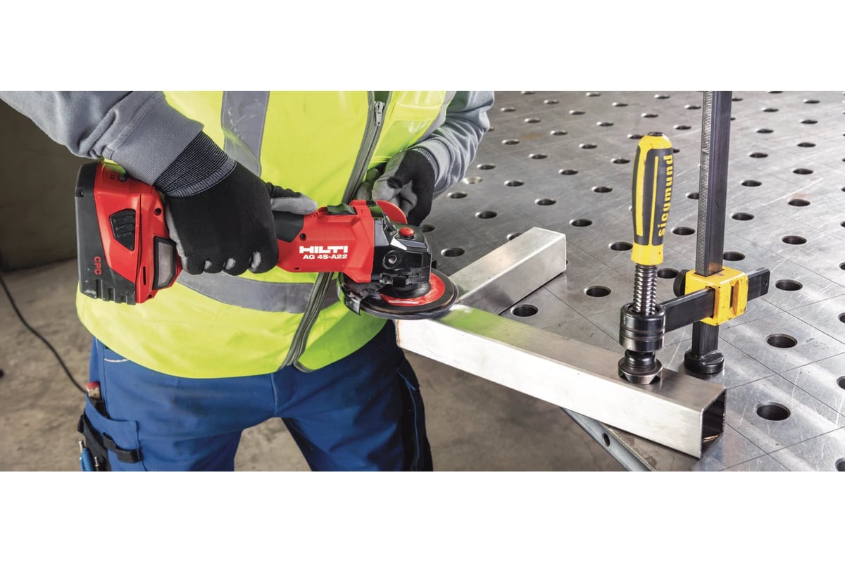 Аккумуляторная угловая шлифмашина Hilti AG 4S-A22-125 чемодан 2215884