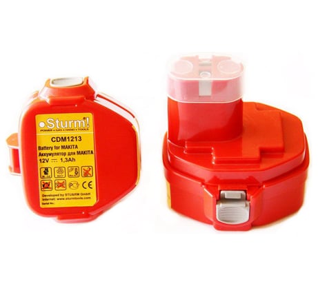 Батарея (12 В; 1.3 А*ч; Ni-Cd) для аккумуляторной дрели Makita 6271 Sturm CDM1213