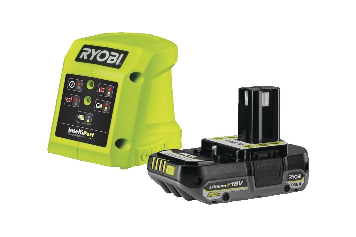 Аккумулятор + зарядное устройство Ryobi RC18115-120VSE (18 В, 2.0 Ач, Li-Ion) 5133004897