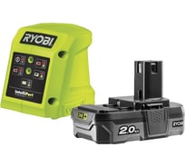 Набор аккумулятор (18 В; 2.0 Ач; Li-Ion) + зарядное устройство RC18115-120VSE Ryobi 5133004897