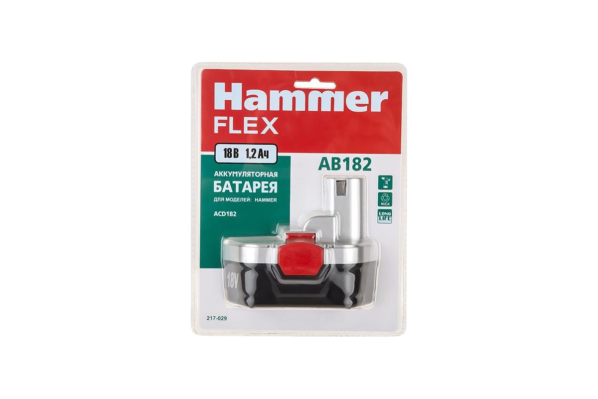 Hammer flex acd182 аккумулятор